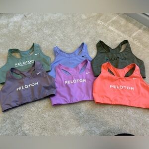 Lot of 6 Peloton x Nike Sports Bras size XL